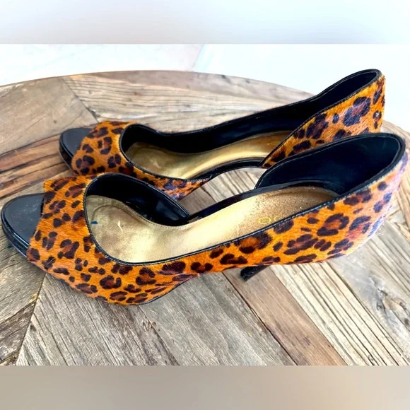 Bebe Brown and Black Heels with Stylish Design size 10B - Picture 1 of 7